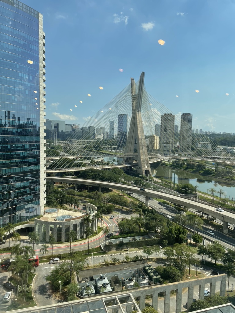 Vista do escritório - Ponte Estaiada, São Paulo